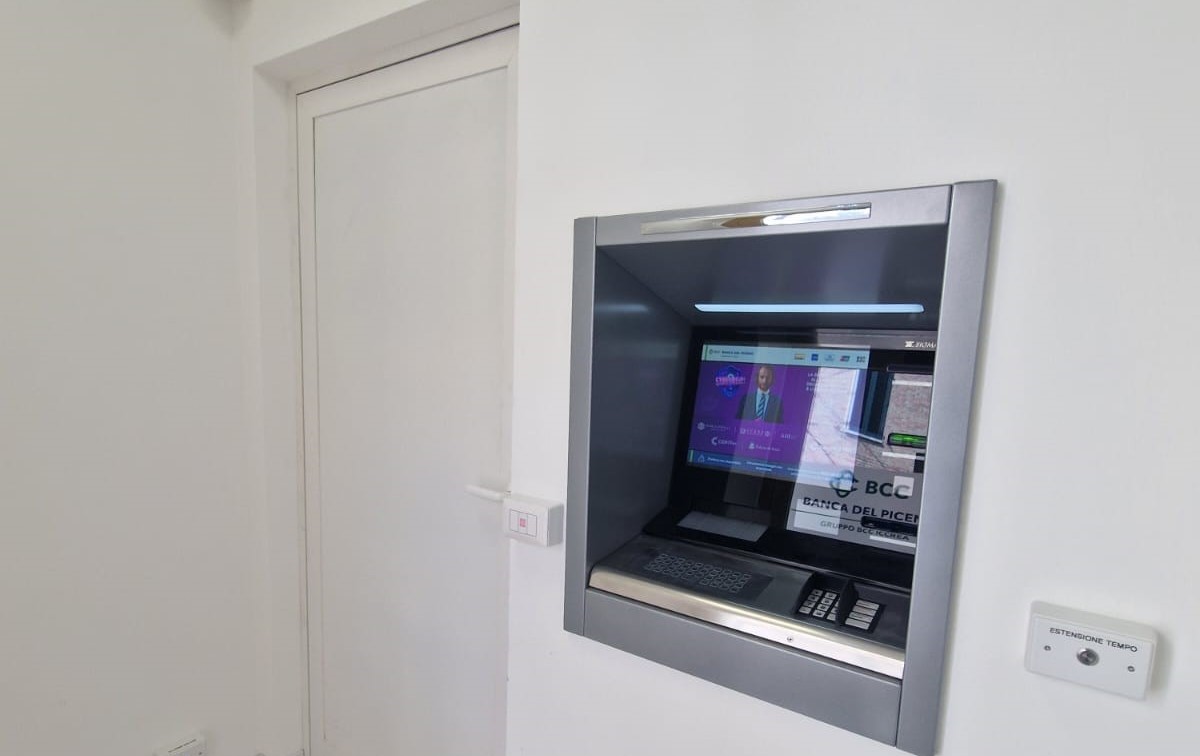 Banca del Piceno, nuova area self a Pagliare