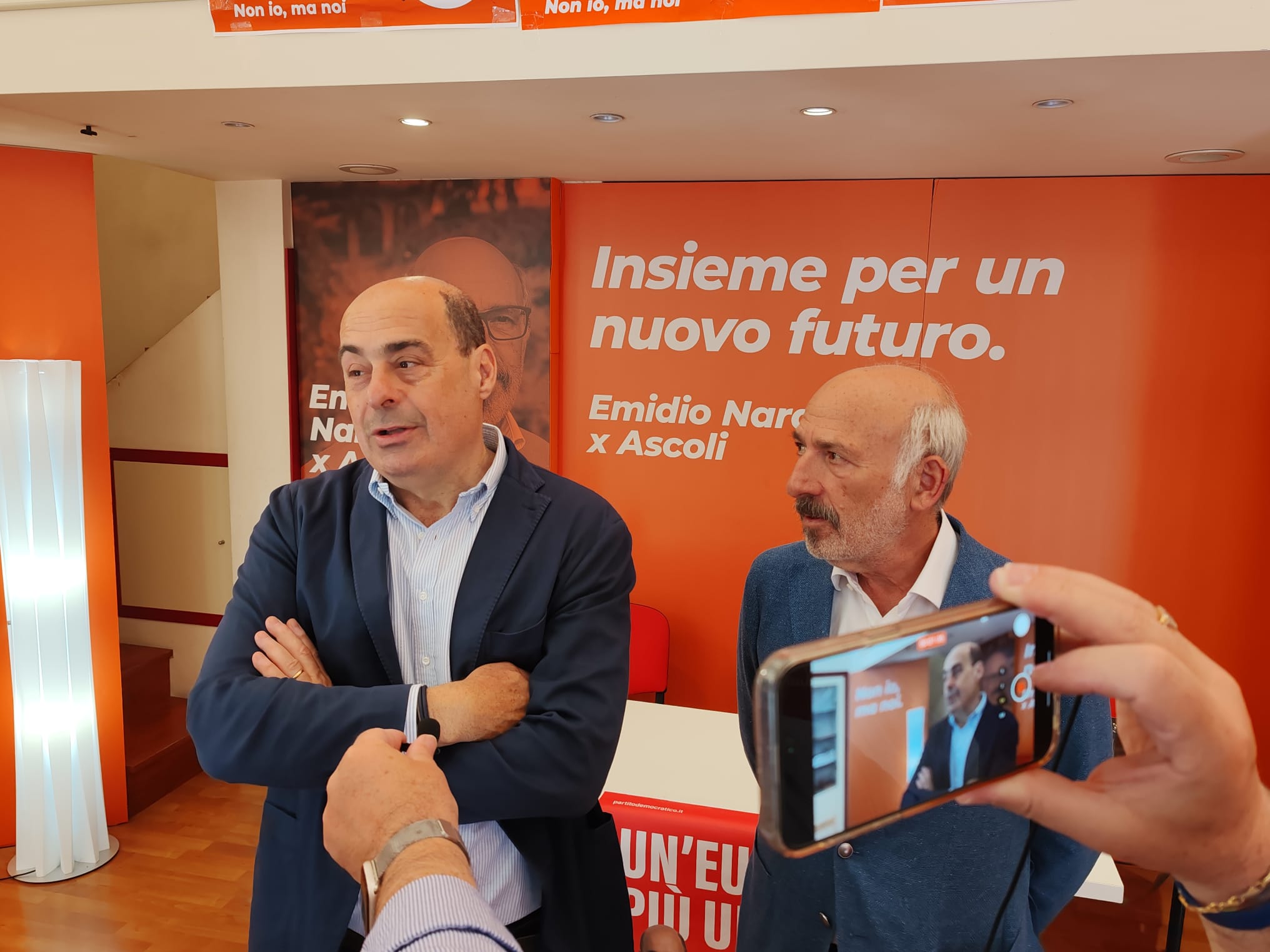 Zingaretti: «Il collegamento fra i due mari è possibile, ma la Destra non ci crede»