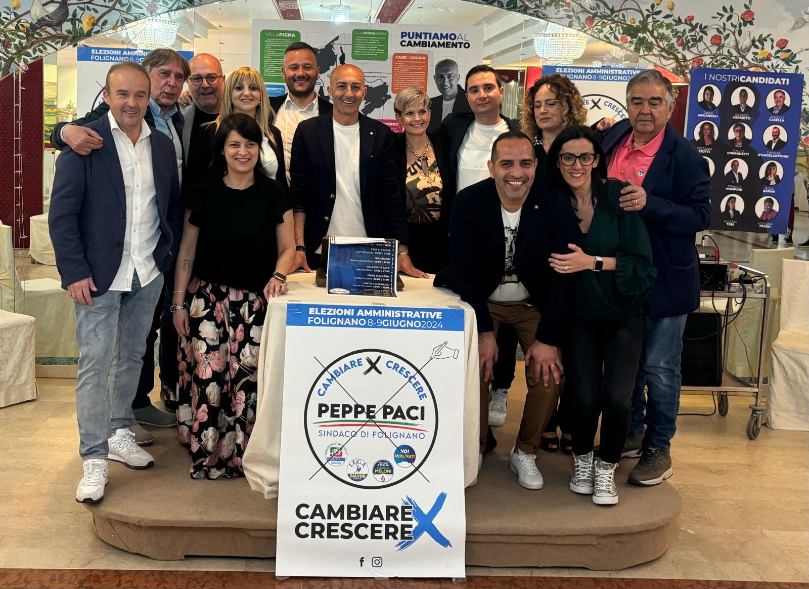 Due liste per Folignano: Peppe Paci pronto alla sfida con Terrani