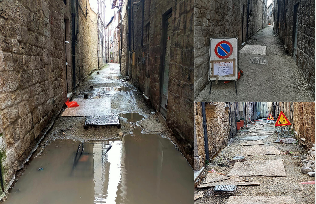 E’ una via o un parco avventura? L’odissea dei residenti di Rua dei Filodrammatici: ecco la situazione <span> (Foto)