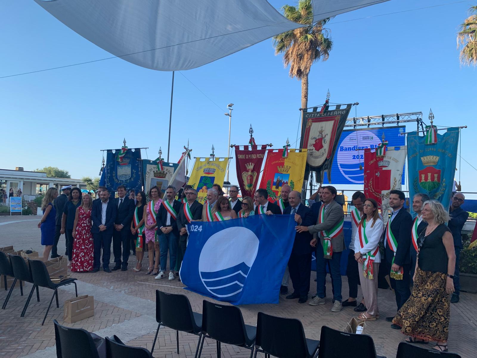Le Marche festeggiano le 19 Bandiere Blu 2024
