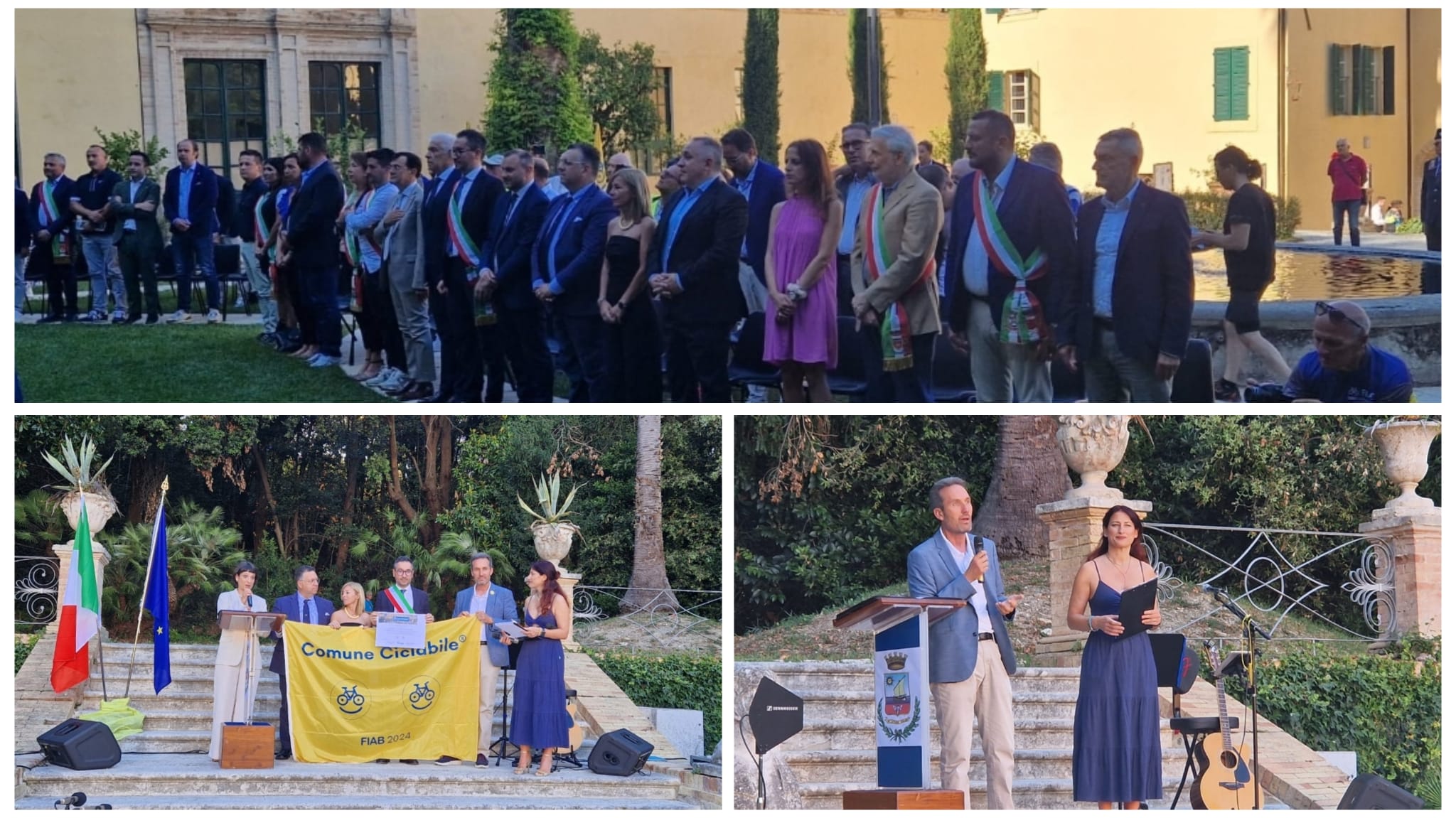 Consegnate  le 18 Bandiere Gialle Fiab, Tursi: «Lavoriamo per inserire la Ciclovia Adriatica tra quelle internazionali»