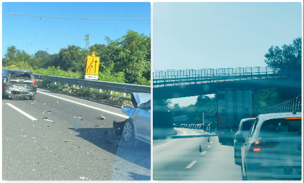 Tamponamento in superstrada: tre feriti e traffico in tilt
