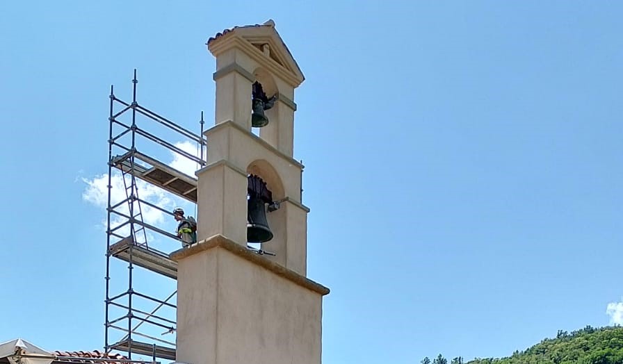 Capodacqua, torna il rintocco della campana nel tempio della Madonna del Sole <span> (Video e foto)