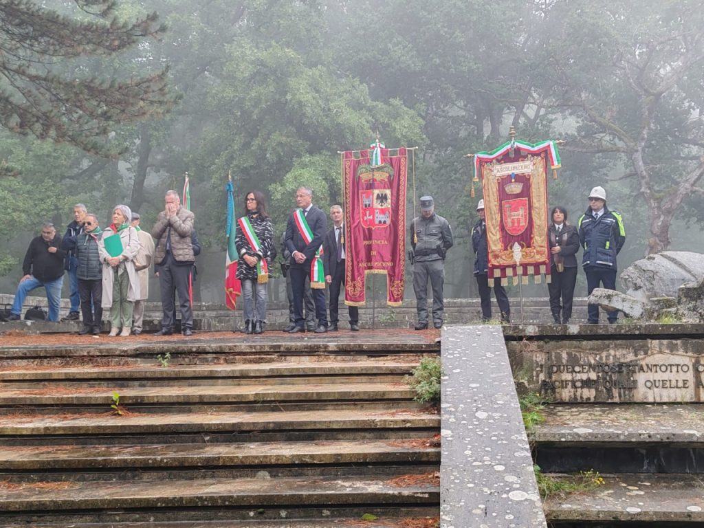 Celebrato a Colle San Marco il sacrificio dei partigiani ascolani <span> (Video e foto)