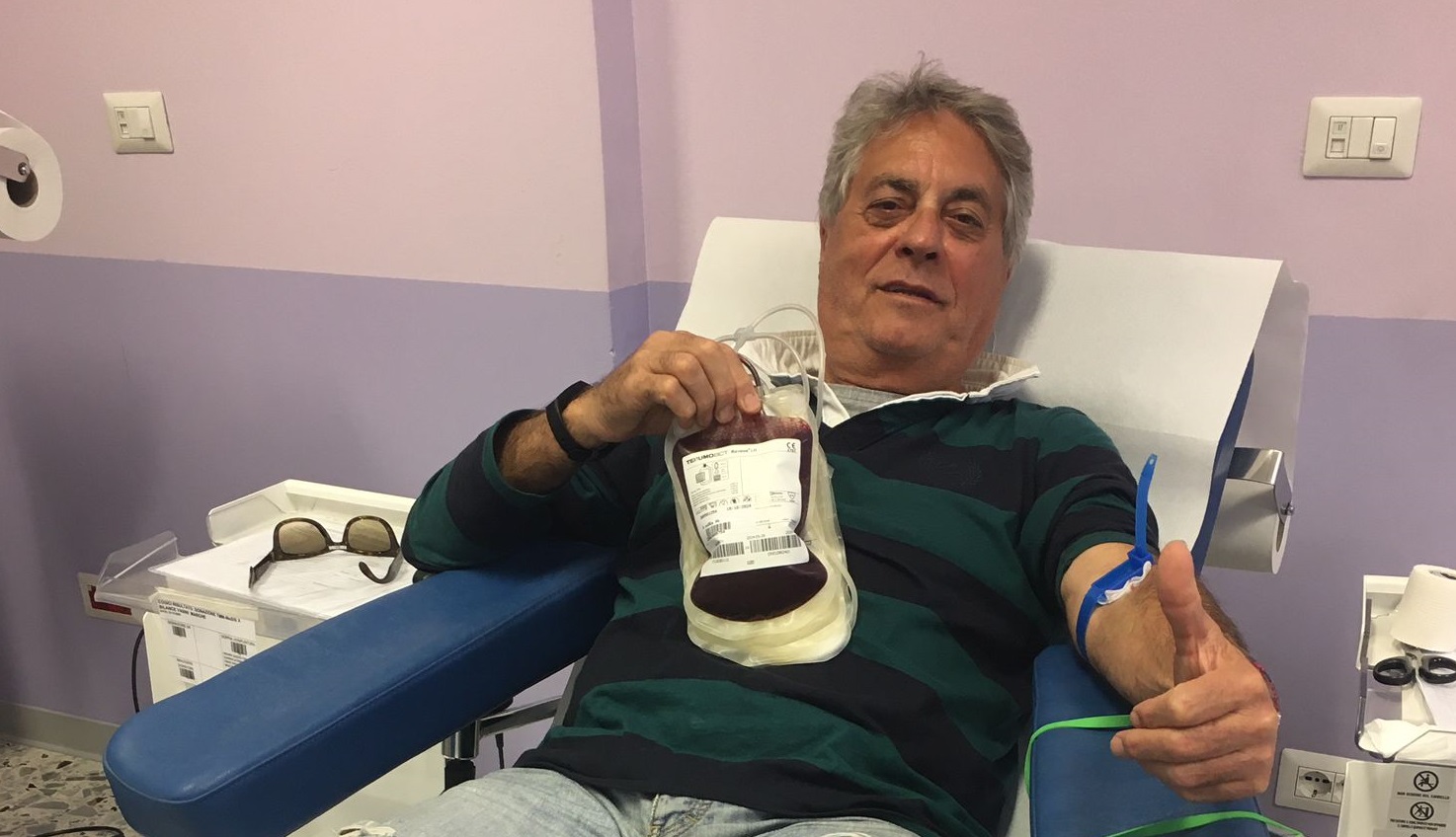 Il donatore record dice basta: «Ma solo per l’età, in 40 anni ne ho fatte 146»