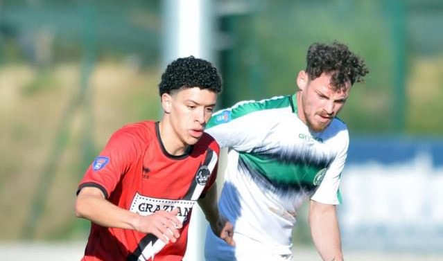 Atletico Ascoli, il difensore Camilloni protagonista a Chieti: primo gol con la maglia bianconera 