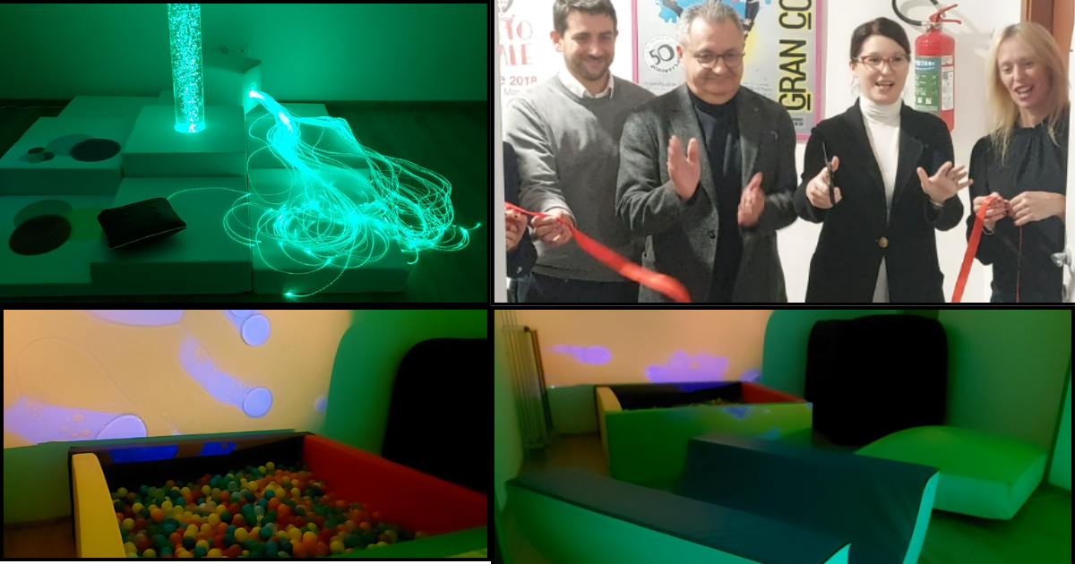 Una nuova aula multimediale per i bambini in difficoltà: alla “Curzi” arriva il metodo “Snoezelen”