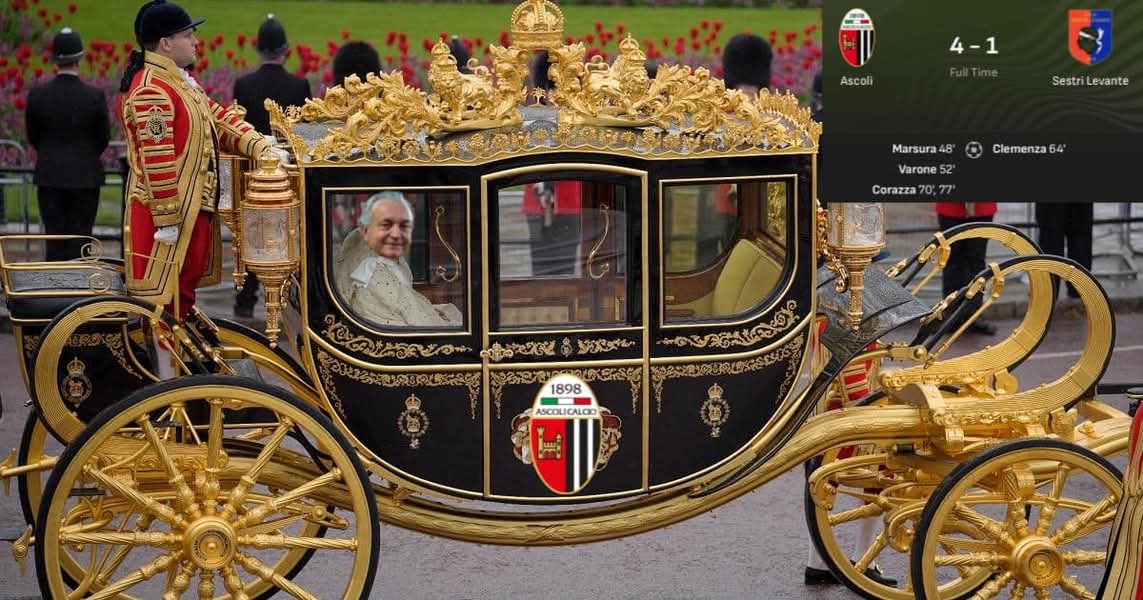 Ascoli-Sestri Levante, Pulcinelli esulta: «Il carro è pieno, se serve mettiamo il rimorchio»