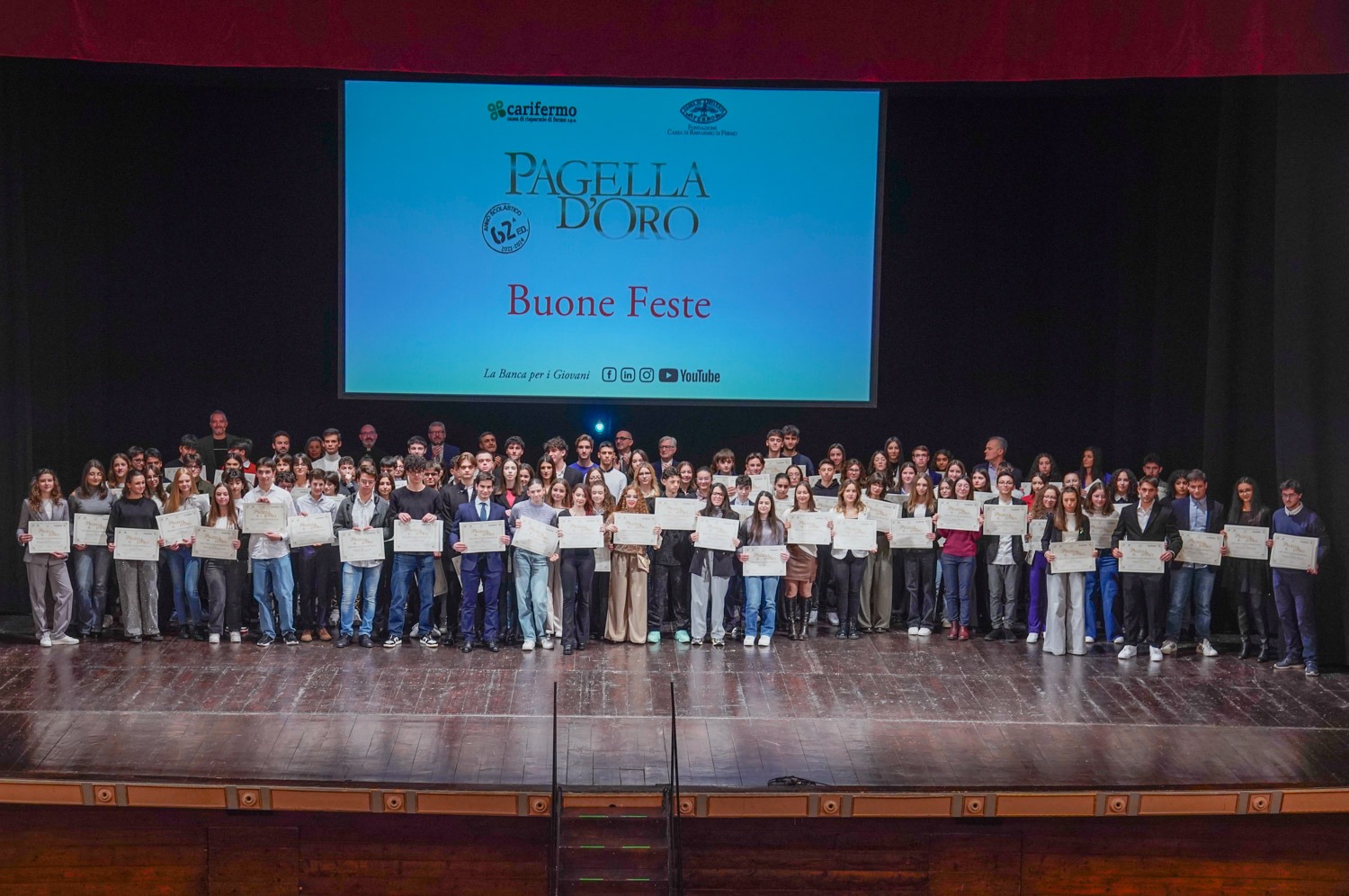 Pagella d’Oro 2024: ecco tutti i premiati dalla Carifermo <span>(Foto)</span>
