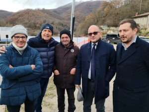 Sisma, a Tufo lavori unitari per ripartire: «Messaggio di speranza» <span> (Video e foto) </span>