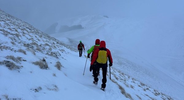 Maltempo, recuperato escursionista in difficoltà sul Vettore