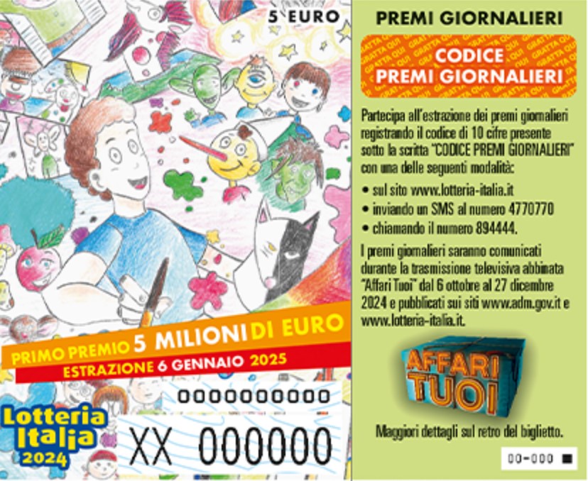 Lotteria Italia, la dea bendata bacia anche le Marche: a Pesaro venduto il biglietto da 2,5 milioni