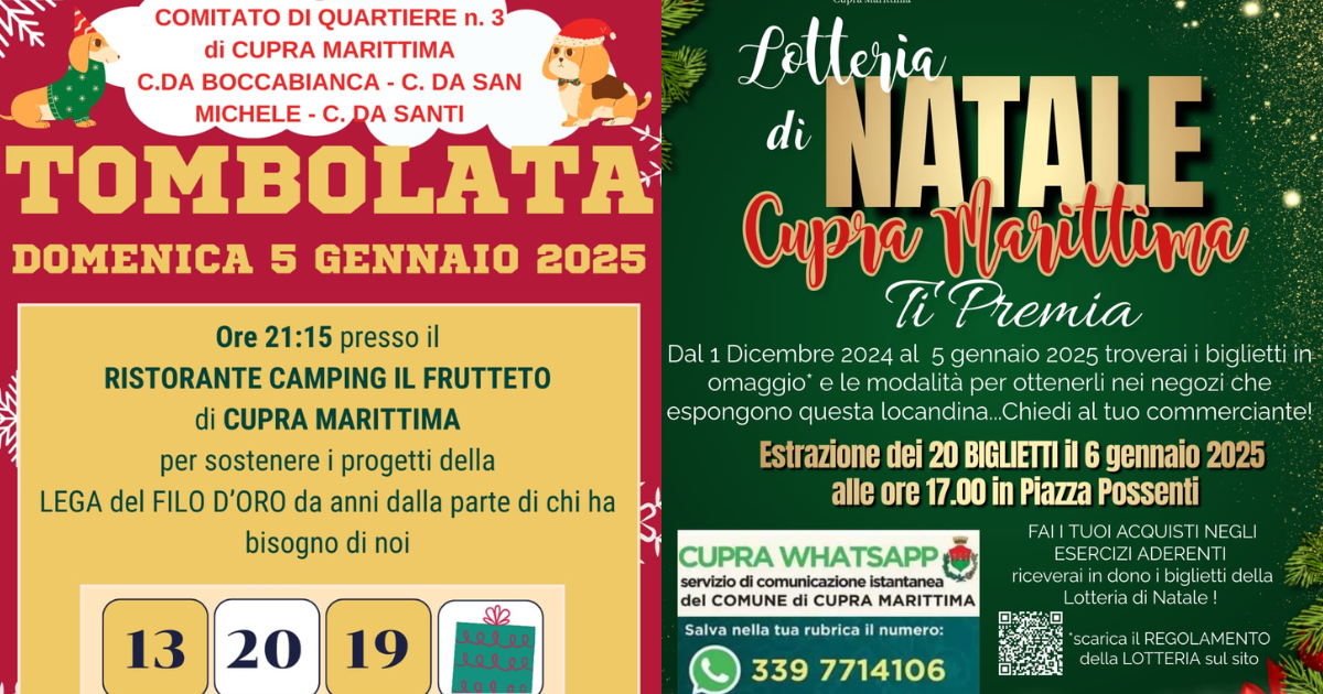Epifania a Cupra tra lotteria, presepi, solidarietà, arte e le immancabili Befane