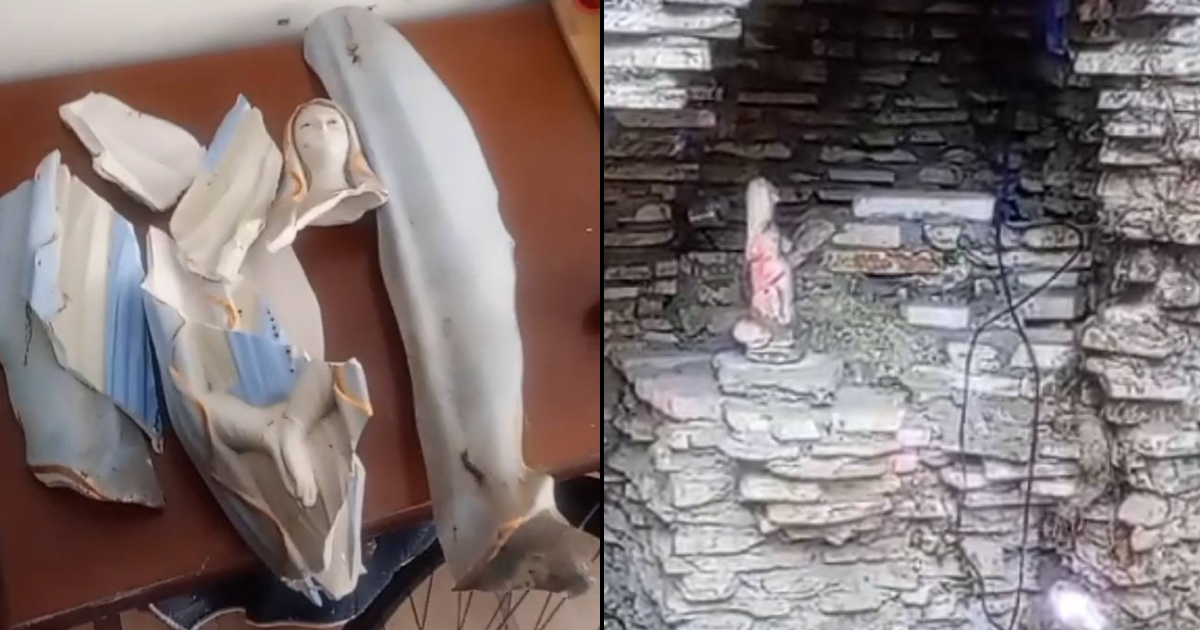 Vandali sul presepe dell’Asilo Merlini, distrutta la Madonnina, il presidente Curzi: «Sconcerto e rabbia»