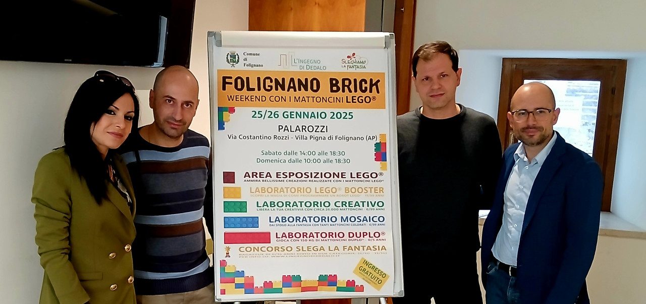 Tornano i mattoncini Lego a Folignano: due giorni all’insegna della creatività e del divertimento