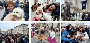 Sant’Antonio Abate, festa da record in piazza Arringo: in migliaia per la benedizione <span> (Video e foto) </span>