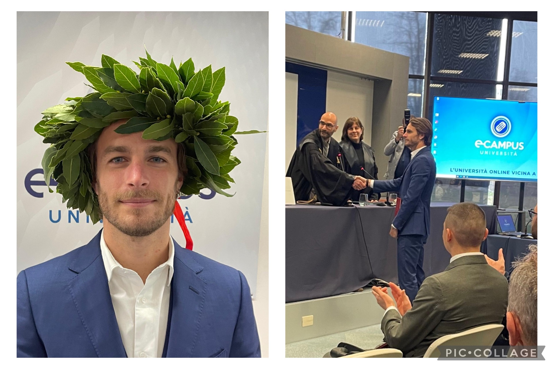 Laurea per Alessandro Eleuteri, il calciatore pro ora è anche “dottore” in Scienze delle attività motorie, sportive e management