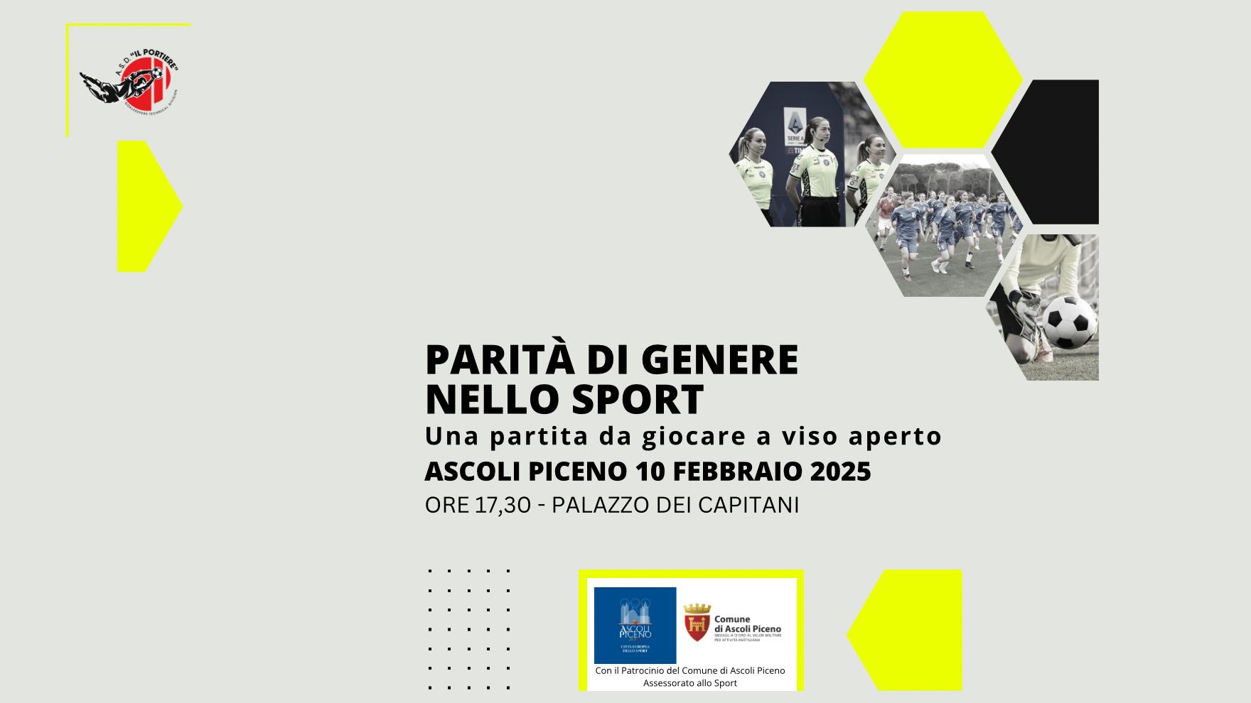 “Parità di Genere nello Sport”: un convegno a Palazzo dei Capitani