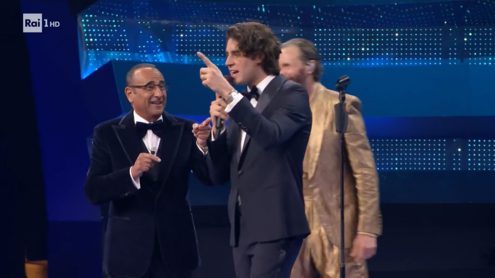 Dal palco di Sanremo l’annuncio di “Gimbo” Tamberi: «Ci vediamo a Los Angeles 2028»