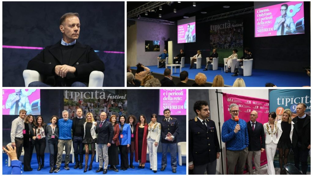 “OnlyFans e pericoli della rete”: a Tipicità Rocco Siffredi e il film Blue con Agostini (Fondazione Marche Cultura) <span>Video e Foto</span>