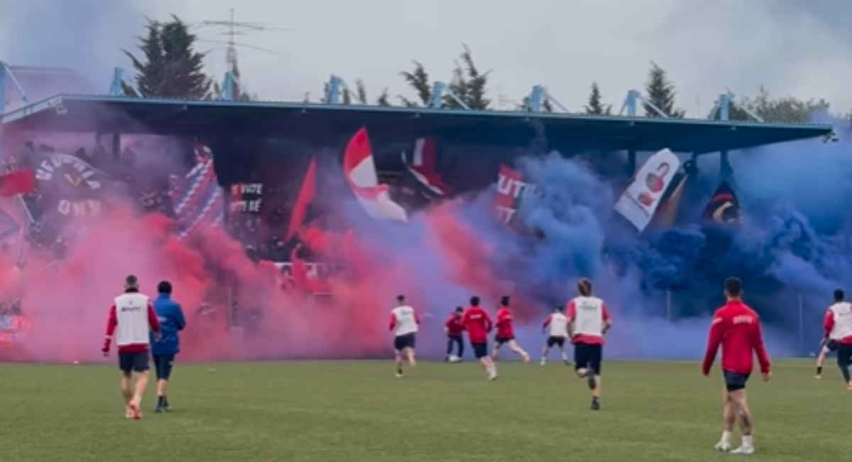 Per la Samb verso Ancona un pieno di entusiasmo, mille tifosi all’allenamento