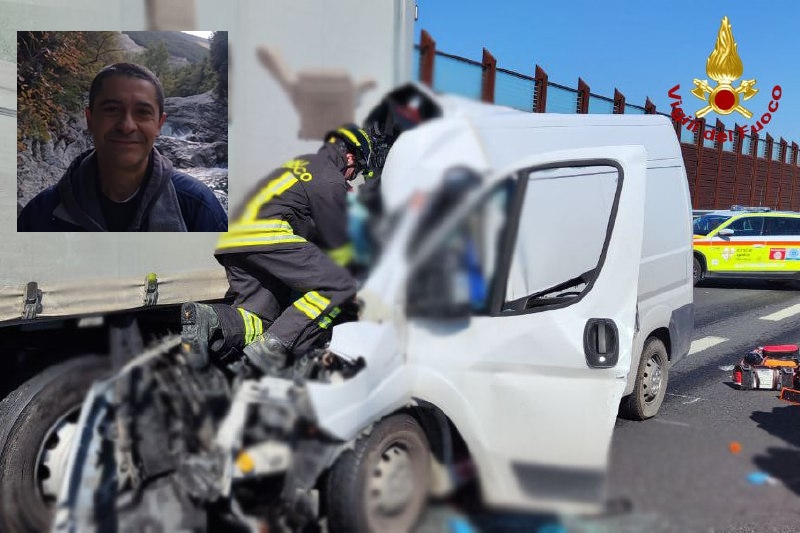 Schianto in A14 tra furgone e tir: un morto e un ferito gravissimo
