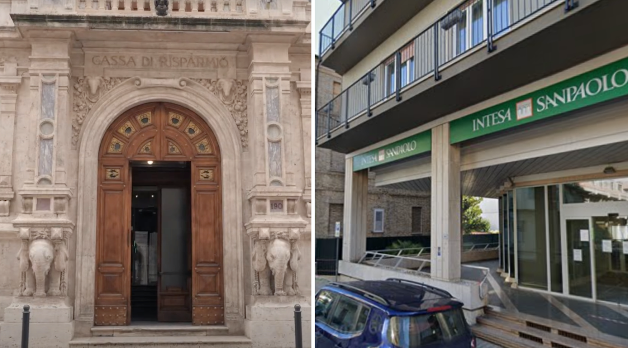 Addio alla sede storica di Corso Mazzini e alla filiale di Porto D’Ascoli: ecco il piano accorpamenti 2025 di Intesa San Paolo