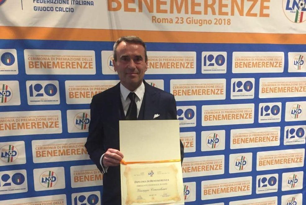 Malore fatale: <br>addio a Giuseppe Conocchiari, <br> ex arbitro di serie A