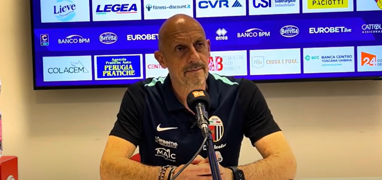 Gubbio-Ascoli, Di Carlo: «Ci è mancato solo il gol. Playoff? Non molleremo fino alla fine»
