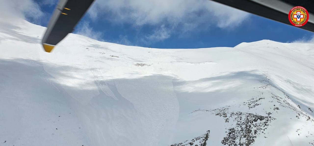 Slavine sul Monte Vettore: 8 persone rimaste bloccate <span>(Video e Foto)</span>