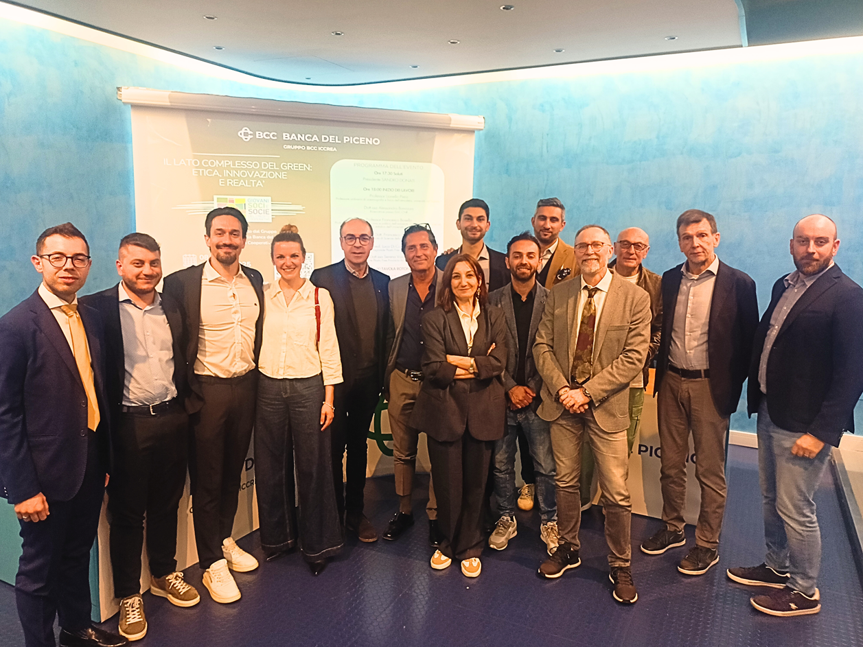 “Il lato complesso del green: etica, innovazione e realtà” Successo per l’evento del Gruppo giovani soci della Banca del Piceno
