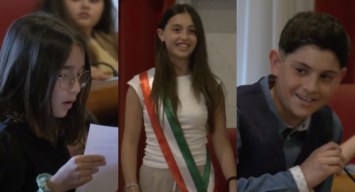 Ecco il nuovo Consiglio comunale dei Ragazzi: «Dobbiamo studiare e divertirci»  <span> (Foto)