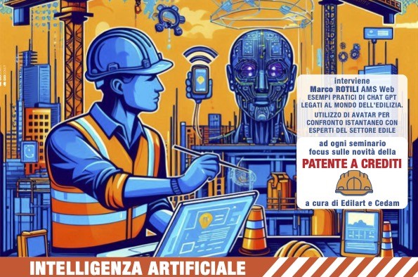 Edilizia e AI, seminario di Edilart Marche dedicato alla sicurezza nei cantieri