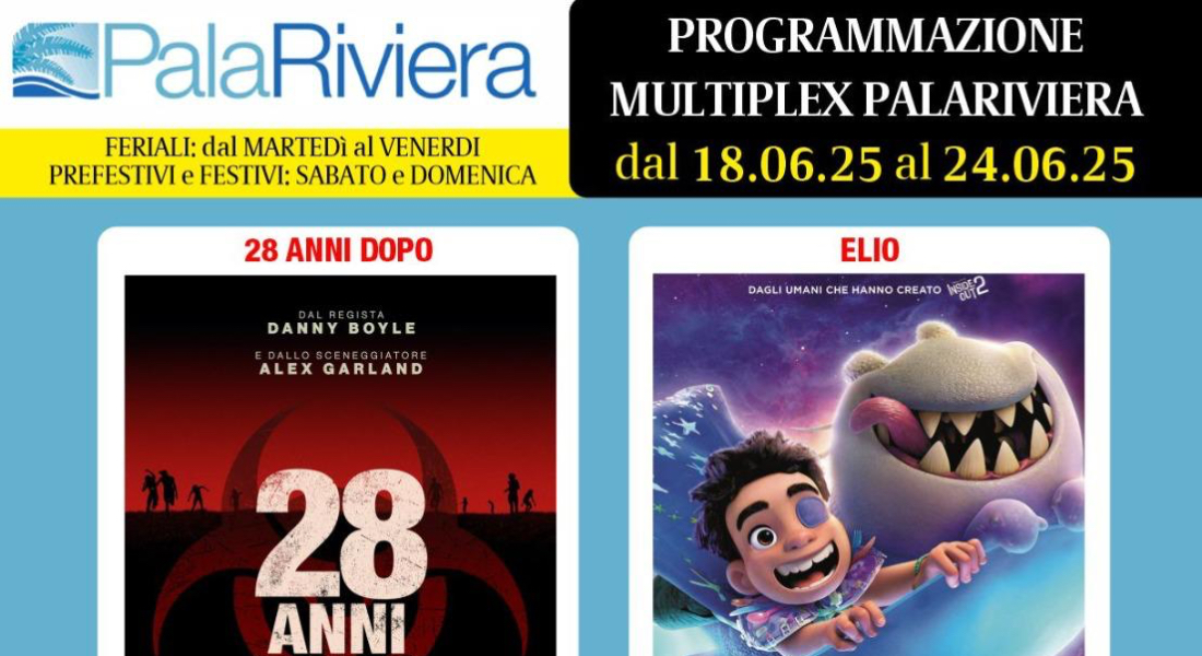 Palariviera: i film della settimana
