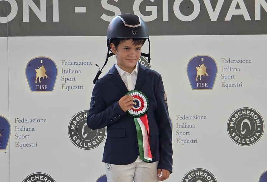 Equitazione: il piccolo Andrea Taboga è campione italiano