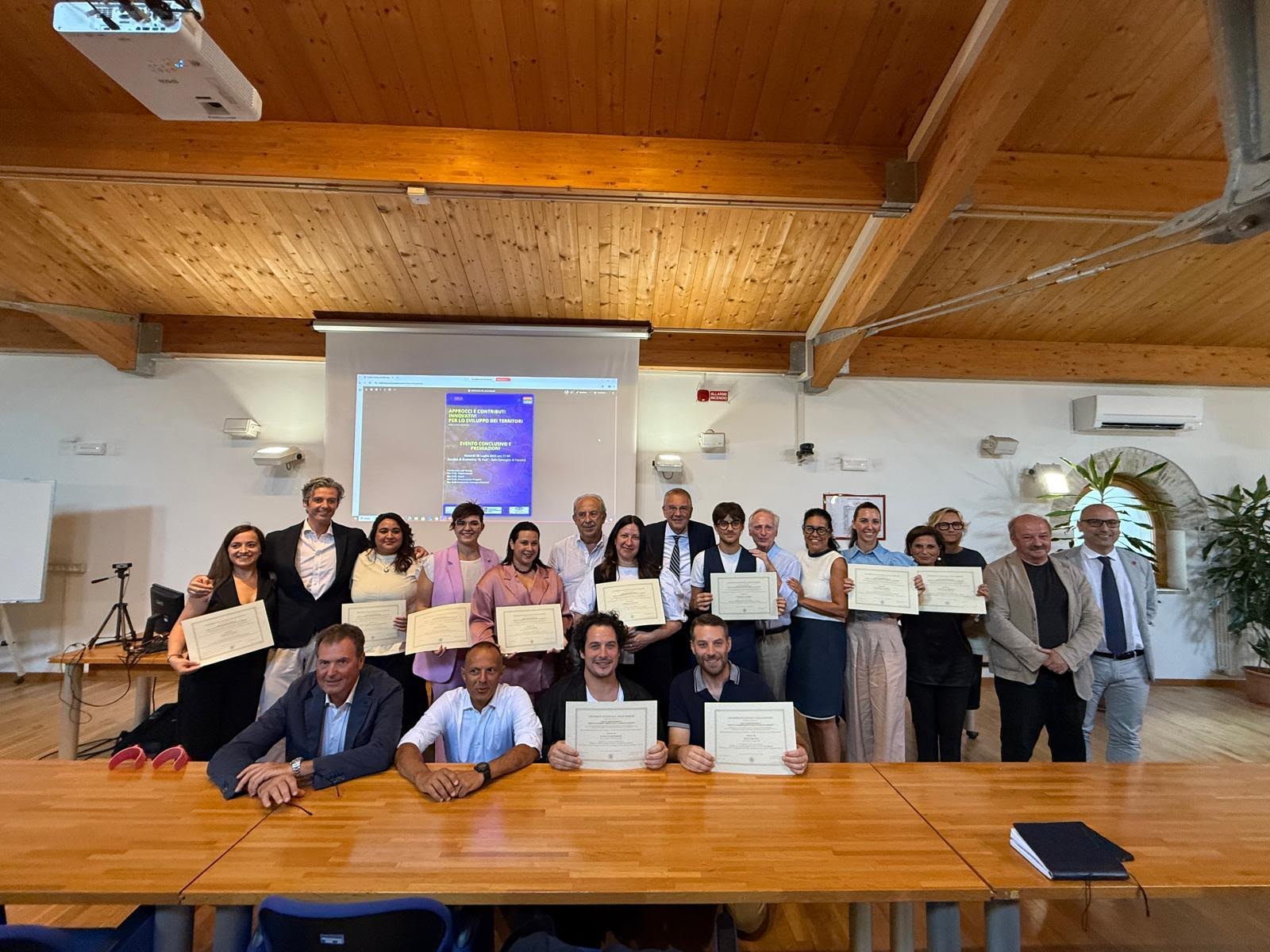 Conclusione del corso di perfezionamento “Approcci e contributi innovativi per lo sviluppo dei territori”