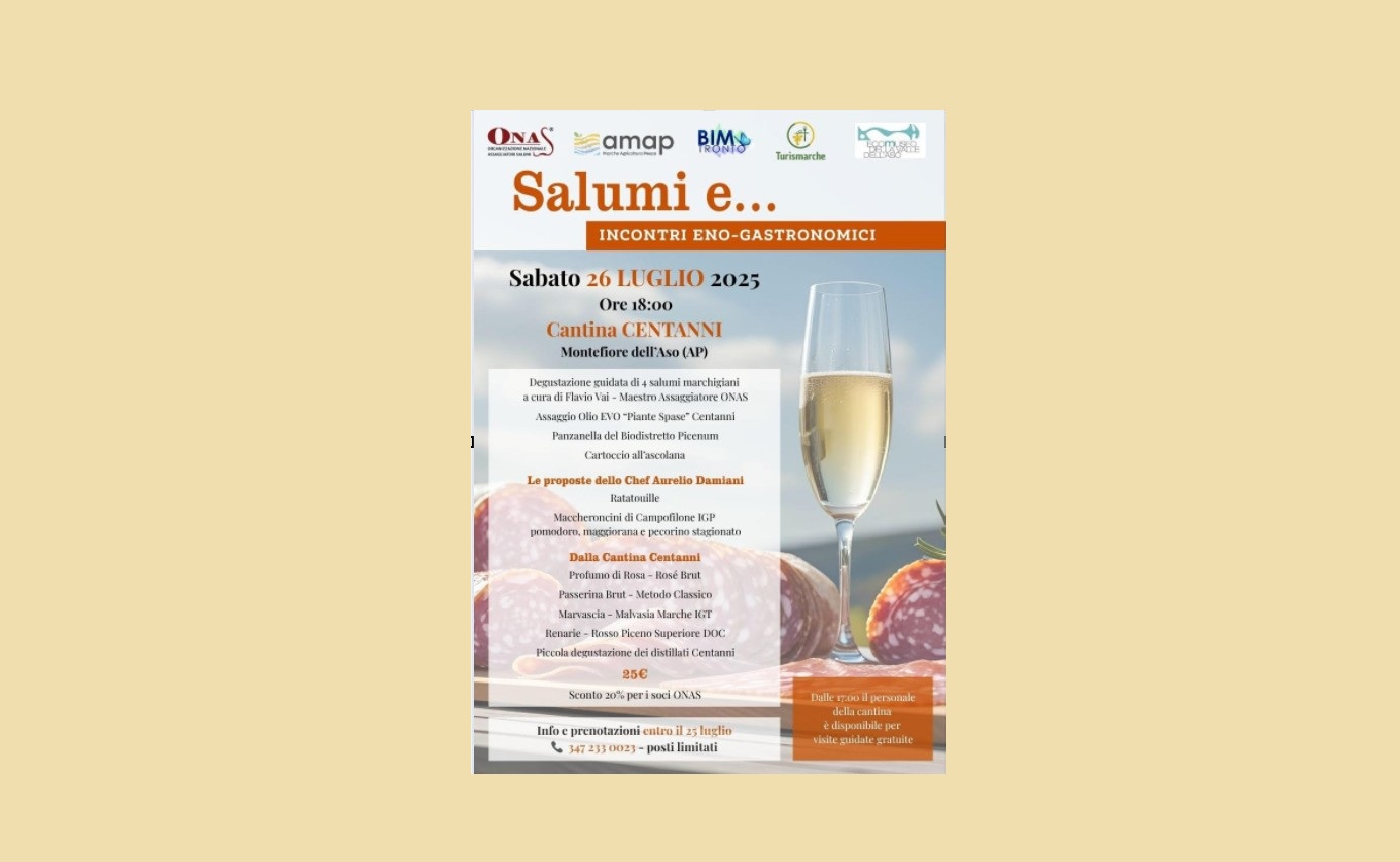 “Salumi e…incontri eno-gastronomici” A Montefiore dell’Aso si celebrano i sapori marchigiani