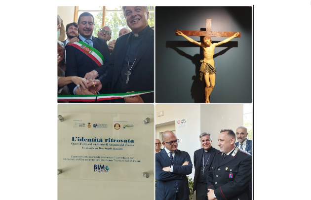 La comunità di Arquata ritrova la sua identità davanti alle opere d’arte salvate dal sisma <span> (Video e Foto)