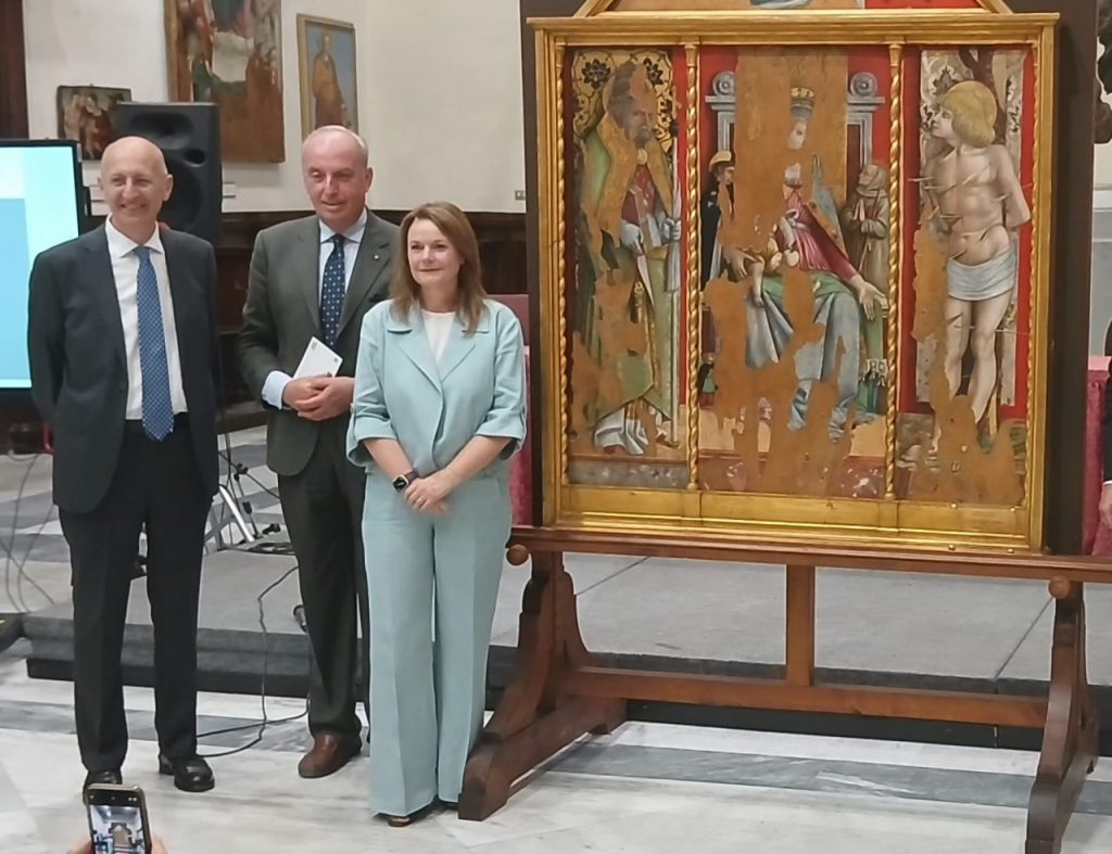 Crivelli, nuova vita al Primo Trittico di Valle Castellana <span> (Video e foto)