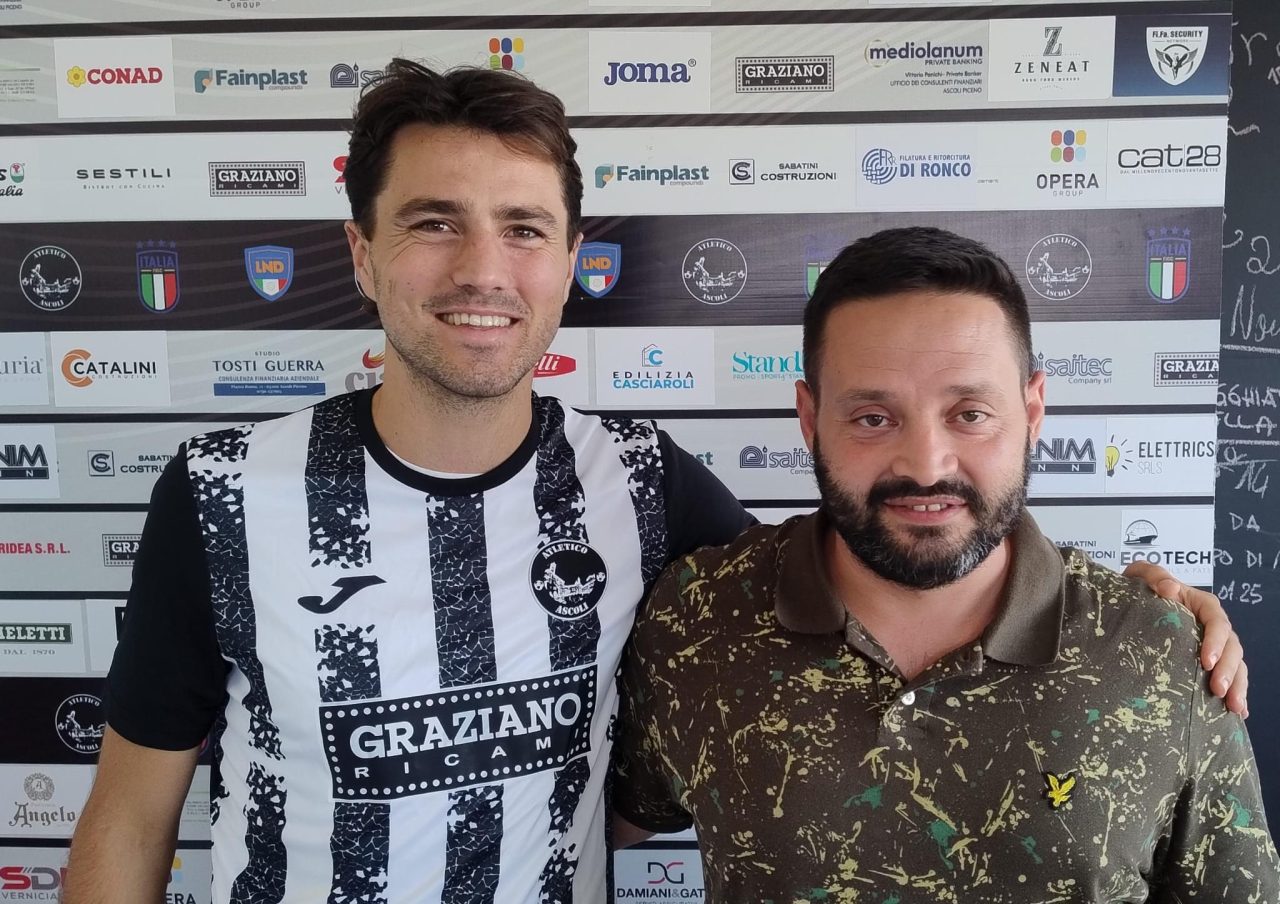 L’Atletico Ascoli rinforza il centrocampo con Giovanni Sbrissa L’Atletico Ascoli rinforza il centrocampo con Giovanni Sbrissa