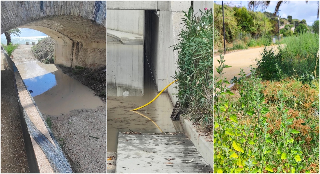 «Sottopassi allagati, sterpaglie, incuria»: la denuncia di Silla sulla Marina di Massignano