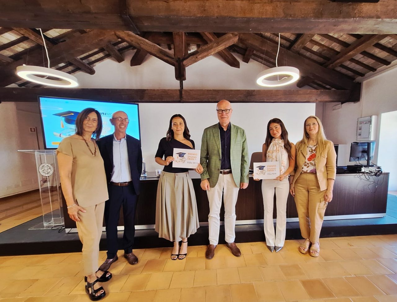 Premi di studio Ebam, il riconoscimento a due laureate dell’Università di Macerata