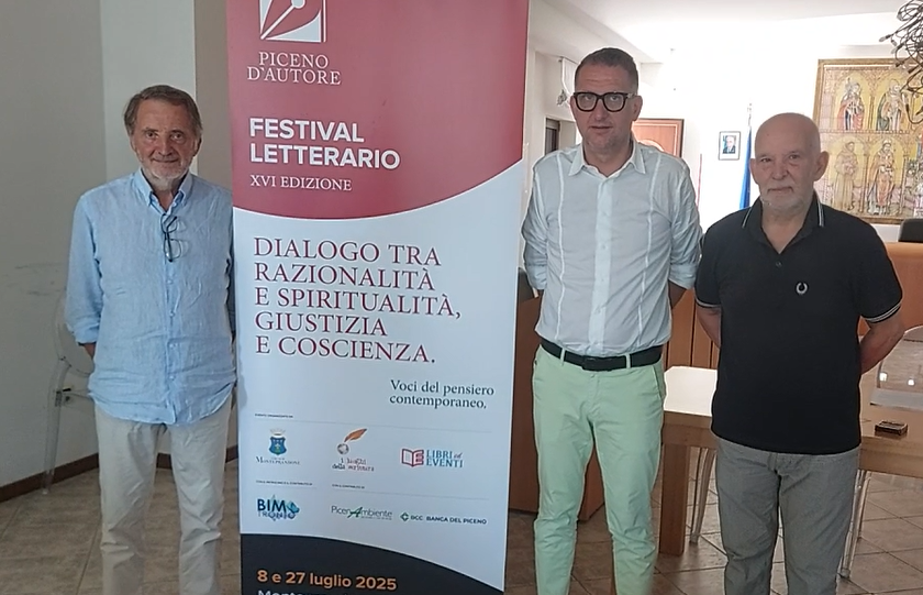 Gianrico Carofiglio e Vito Mancuso a Monteprandone per gli “Incontri con l’autore”