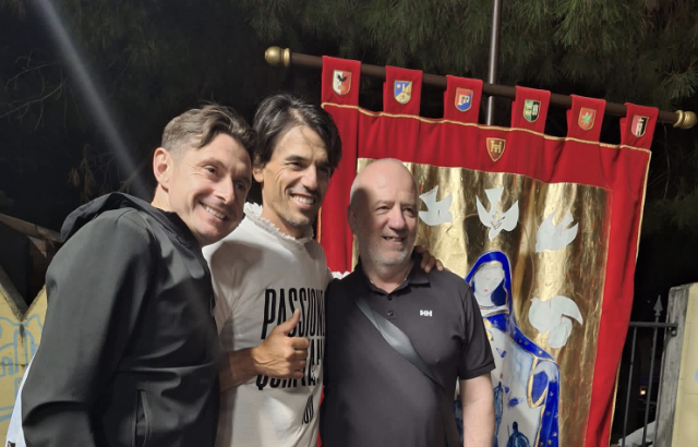 La festa di Porta Solestà e la dedica di Innocenzi: «Ciao Leonardo, questa vittoria è per te»