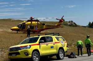 Escursionisti restano bloccati in parete sul Monte Vettore: recuperati da Soccorso Alpino e  eliambulanza <span> (Video e foto)