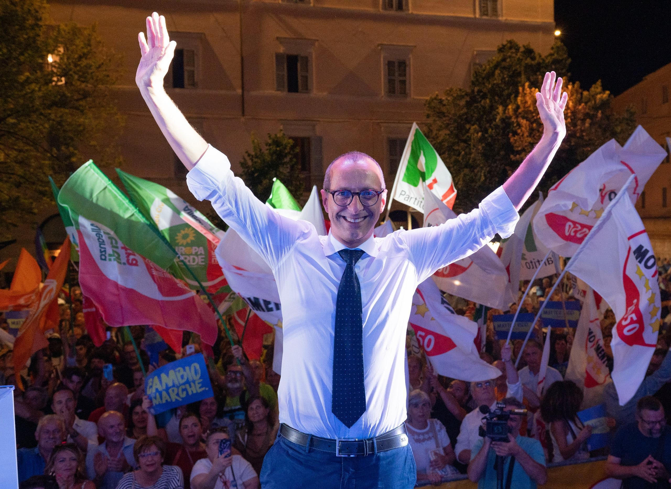 Ricci: «Oltre 4000 in piazza per l’Alleanza del Cambiamento. Siamo pronti per un cambio di Marche»
