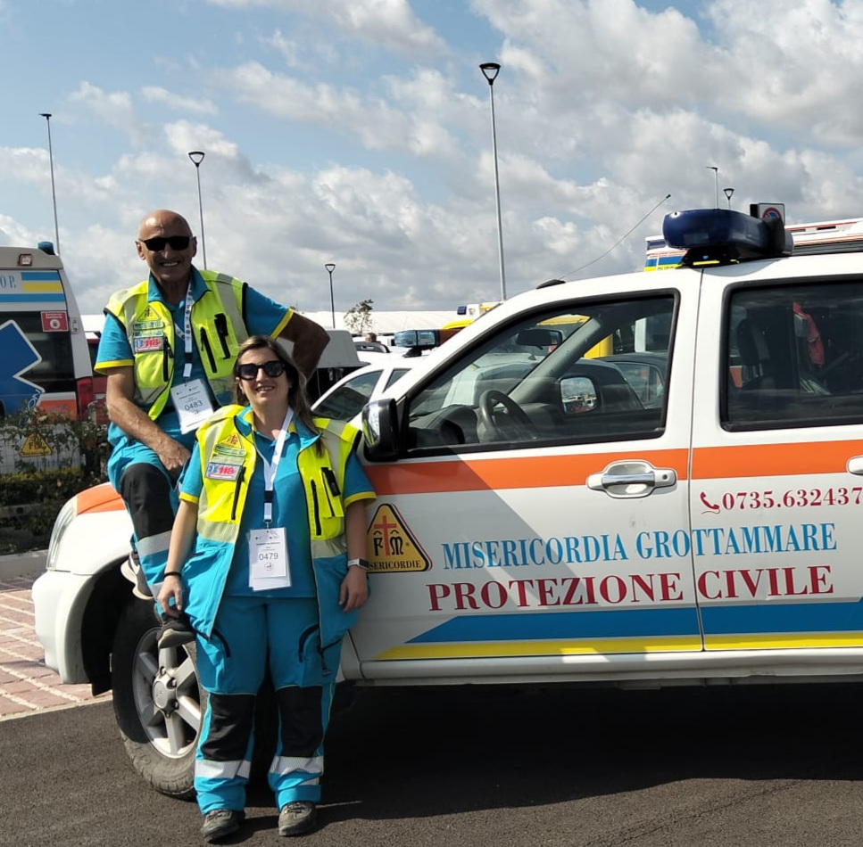 Giornata Mondiale della Gioventù, la Misericordia di Grottammare tra i protagonisti dell’assistenza sanitaria