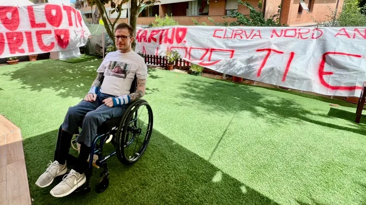 Tetraplegico a 36 anni <br> dopo una caduta in bicicletta: <br>per Marino scatta la gara di solidarietà
