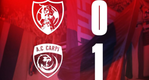 Samb-Carpi 0-1: rossoblù sotto tono e incerottati, seconda sconfitta al “Riviera”